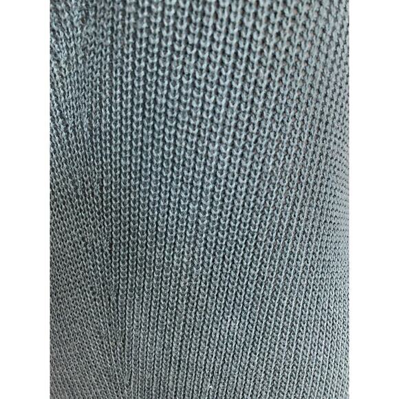 Womens V Neck Knit Sweater Long Sleeve Lagenlook Coastal Sz L Tall - Picture 4 of 7